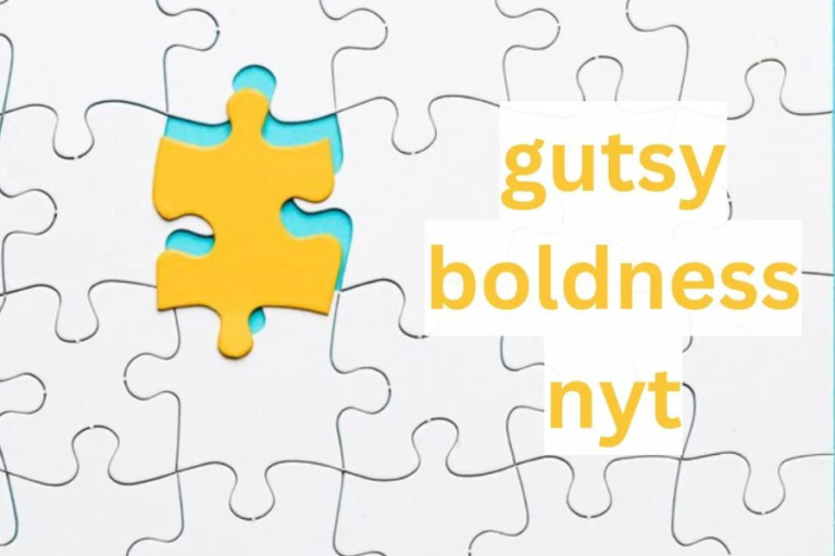 Gutsy Boldness Crossword Clue